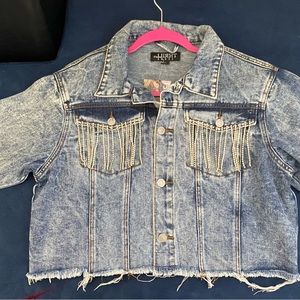 Fringed Denim Jacket